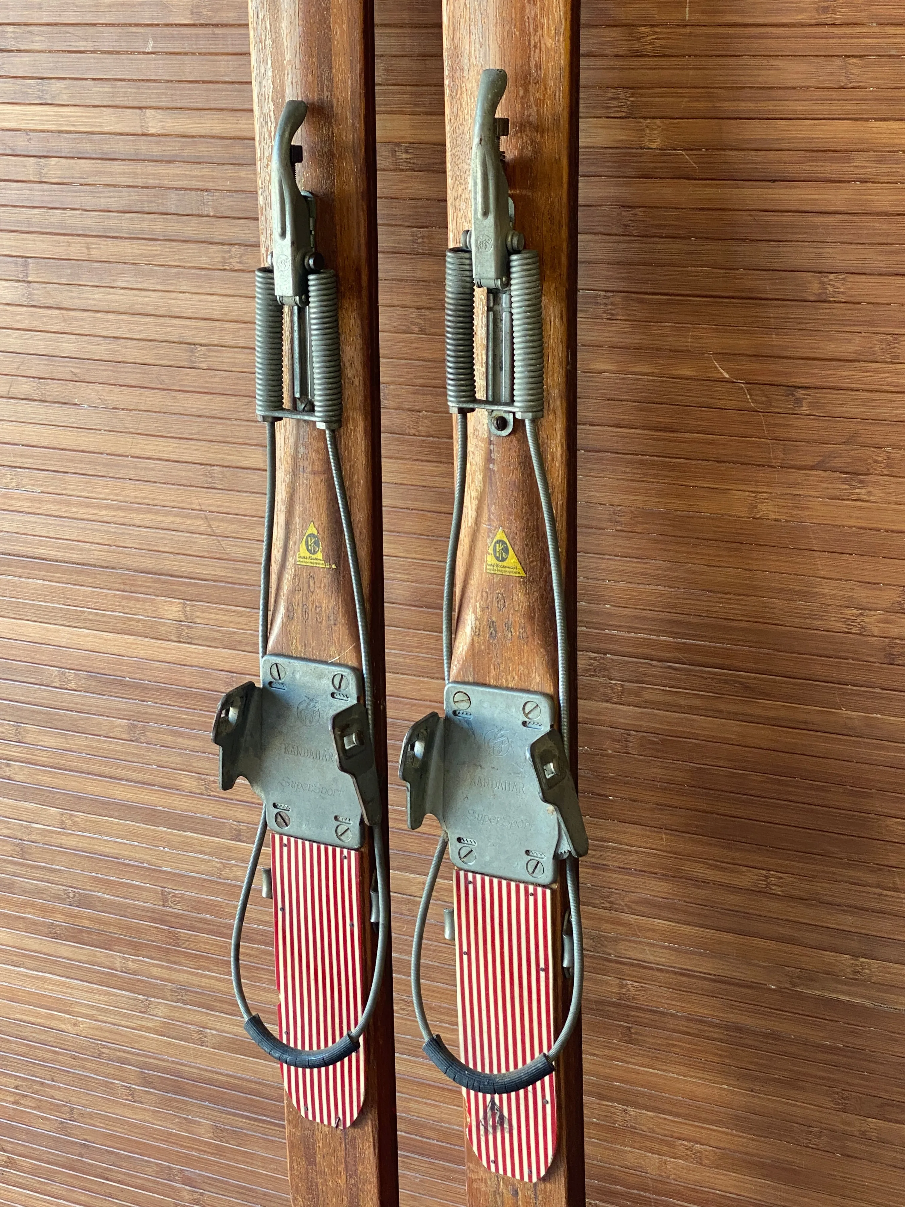 1940s Wooden Downhill Skis