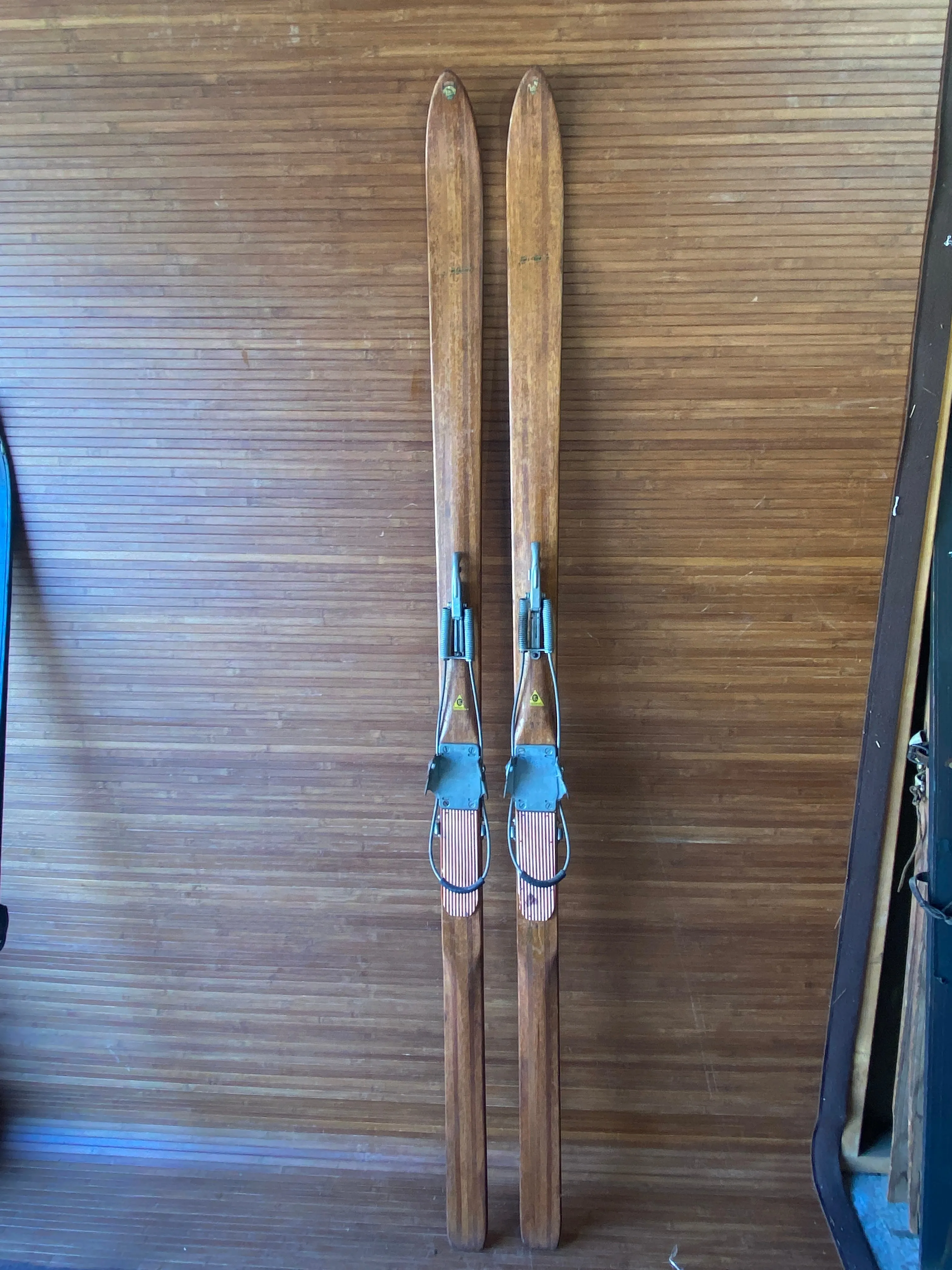 1940s Wooden Downhill Skis