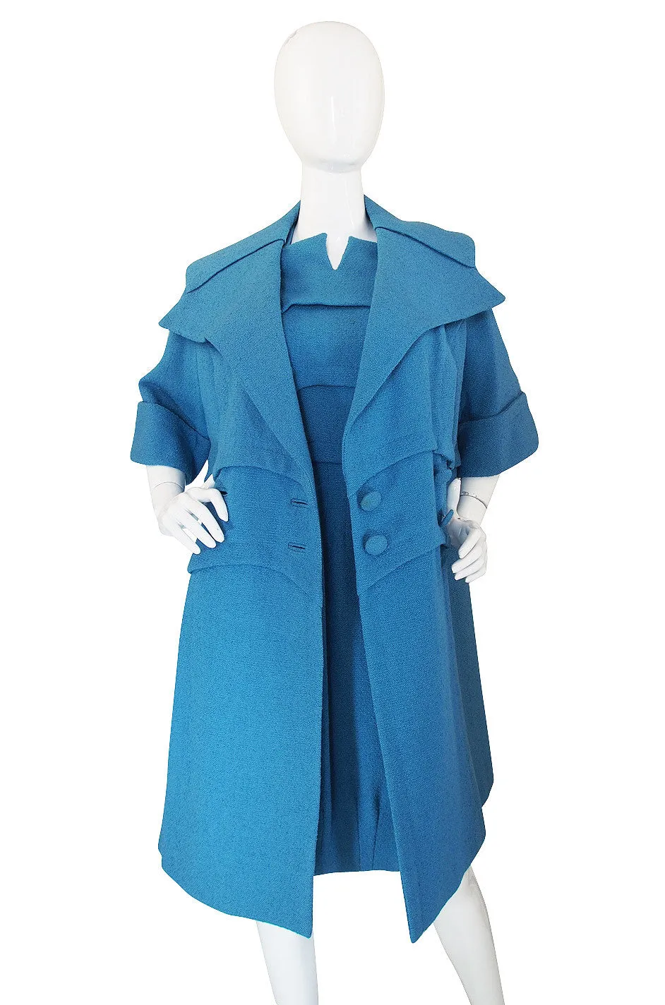 1950s Cornelia Couturier Avant Garde Dress & Coat