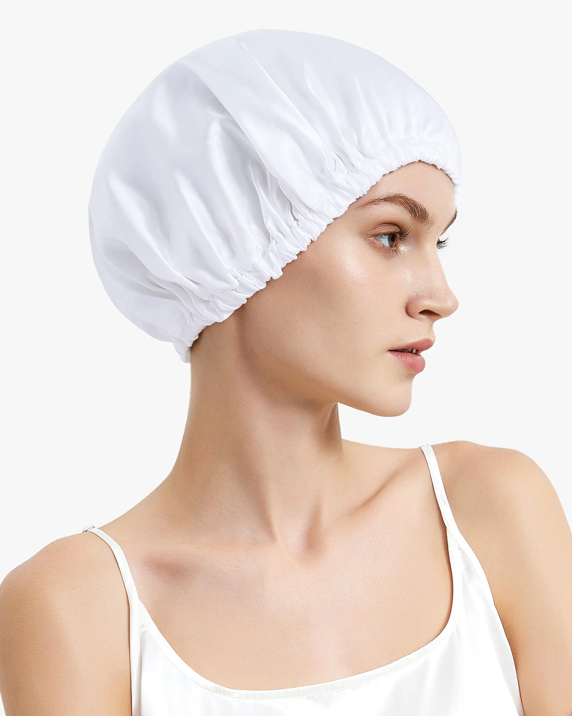 22 MM - Pure Adjustable Silk Hair Cap