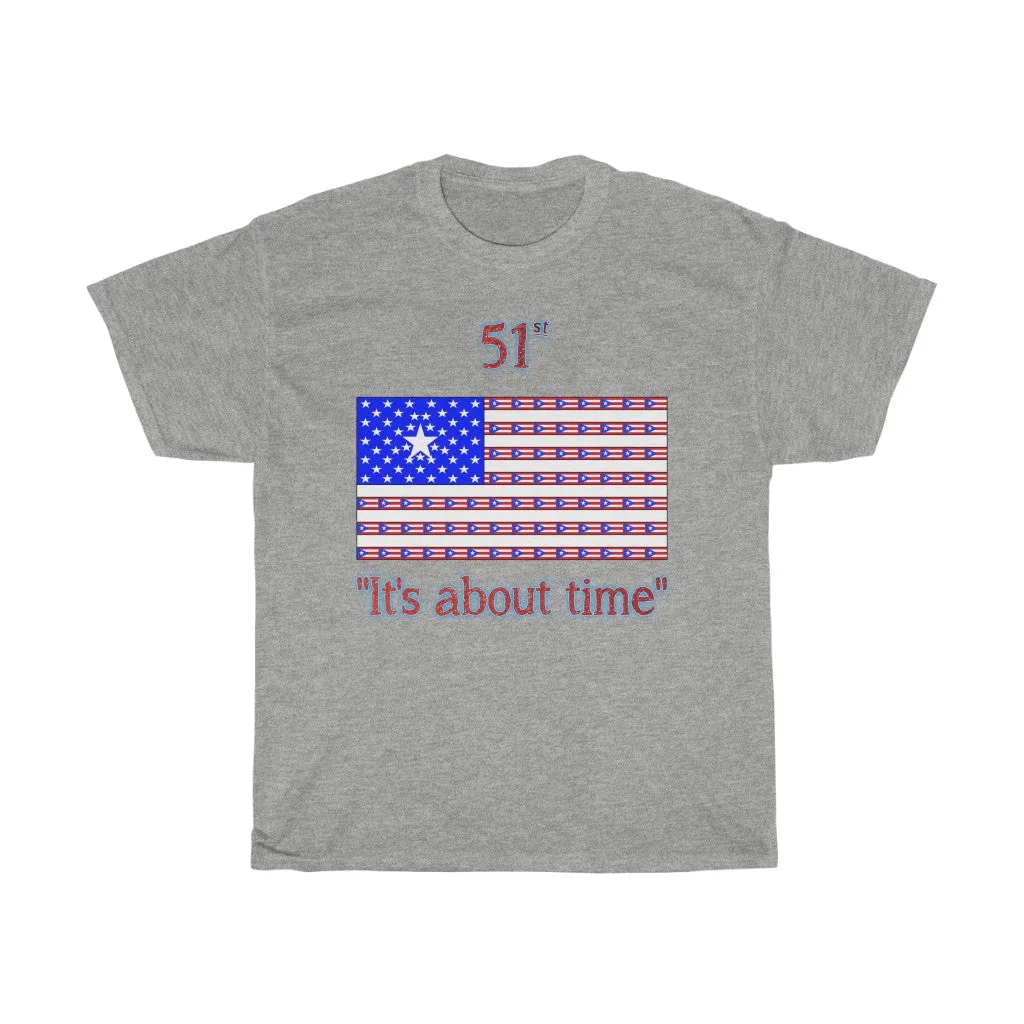 51st It's About Time - Unisex Heavy Cotton Tee