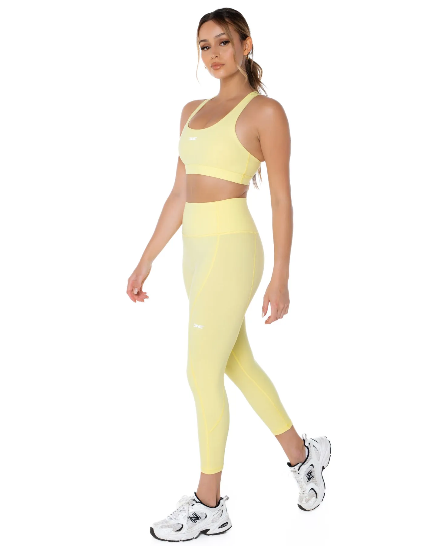 7/8 Curve Leggings - Soft Yellow