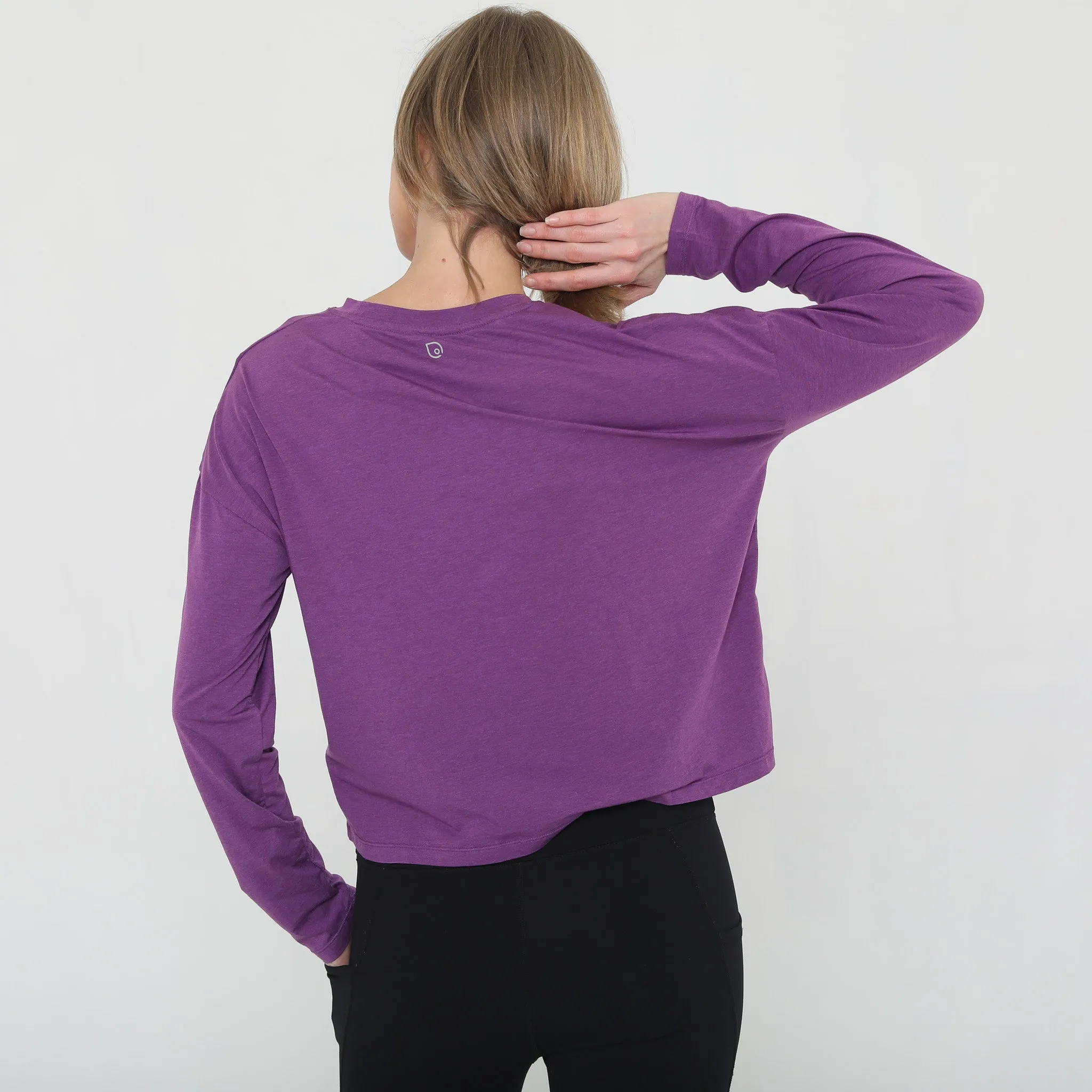 Abigail Long Sleeve Nursing Pullover (Ultra Violet)