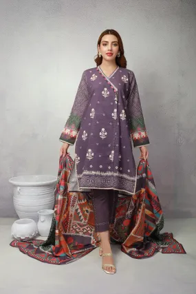 ACE Galleria Digital Printed Unstitched 3 Piece Khaddar Suit ACE 12113