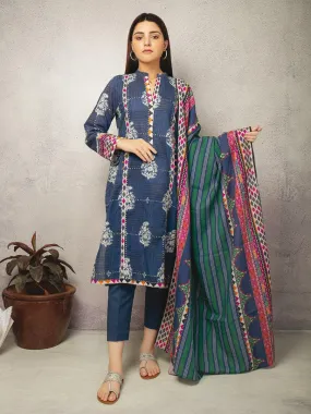 ACE Galleria Digital Printed Unstitched 3 Piece Khaddar Suit ACE 12132