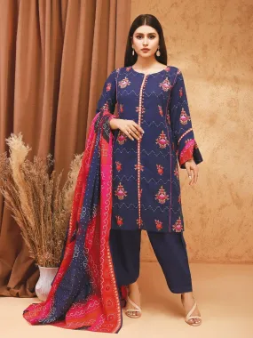 ACE Galleria Digital Printed Unstitched 3 Piece Khaddar Suit ACE 12142