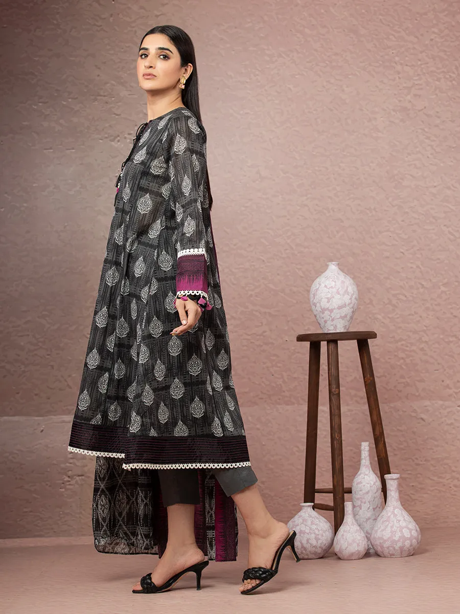 ACE Galleria Merak Khaddar Unstitched Printed 3Pc Suit A-WU3PWK22-403