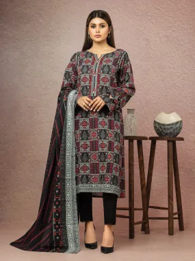 ACE Galleria Merak Khaddar Unstitched Printed 3Pc Suit A-WU3PWK22-434