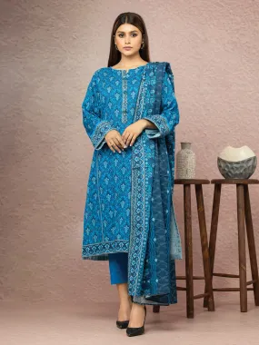 ACE Galleria Merak Khaddar Unstitched Printed 3Pc Suit A-WU3PWK22-441