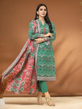 ACE Galleria Merak Khaddar Unstitched Printed 3Pc Suit A-WU3PWK22-450