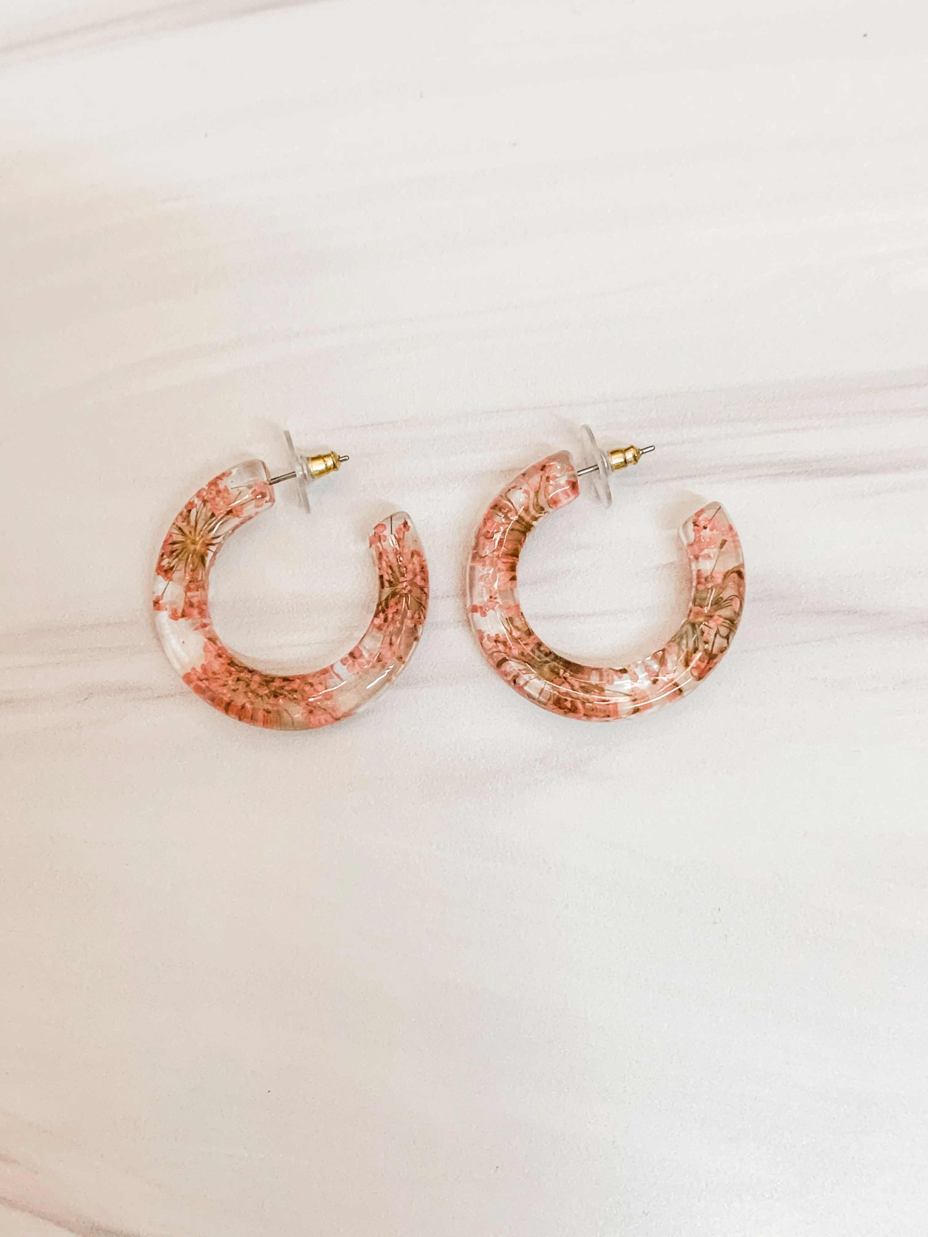 Acrylic Floral Hoops