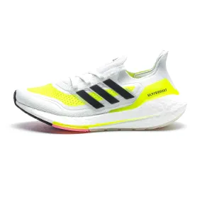 ADIDAS Ultraboost 21 Cloud White/Solar Yellow