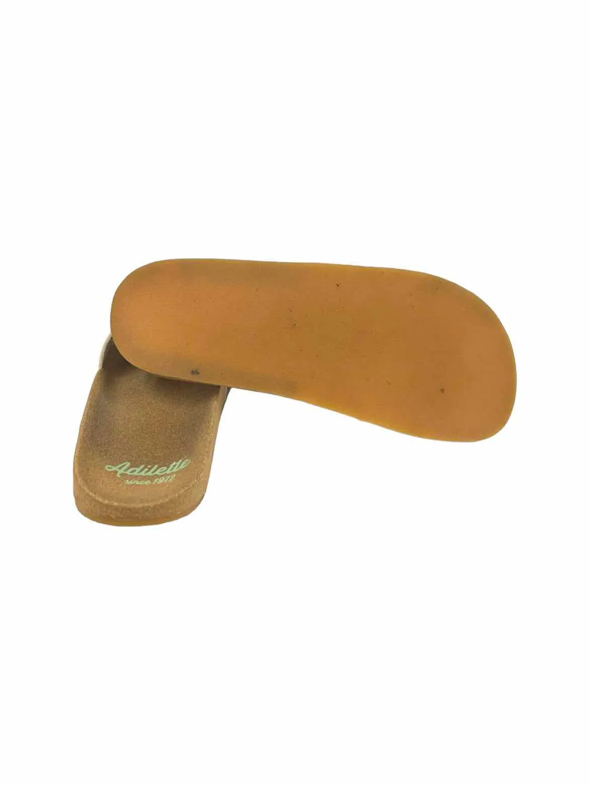 ADILETTE PNK/GRN/BLU Women Size 7 Slides