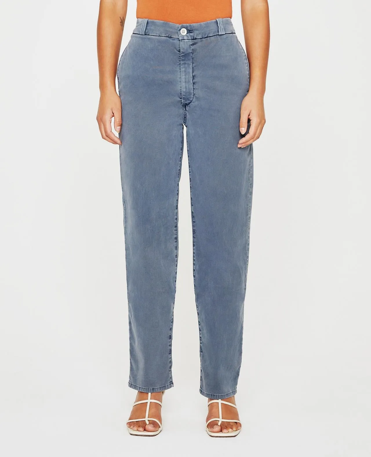 AG Denim Clove Trouser in Sulfur Bohemian Blue