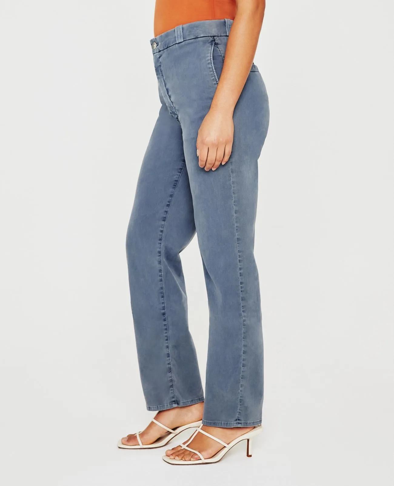 AG Denim Clove Trouser in Sulfur Bohemian Blue