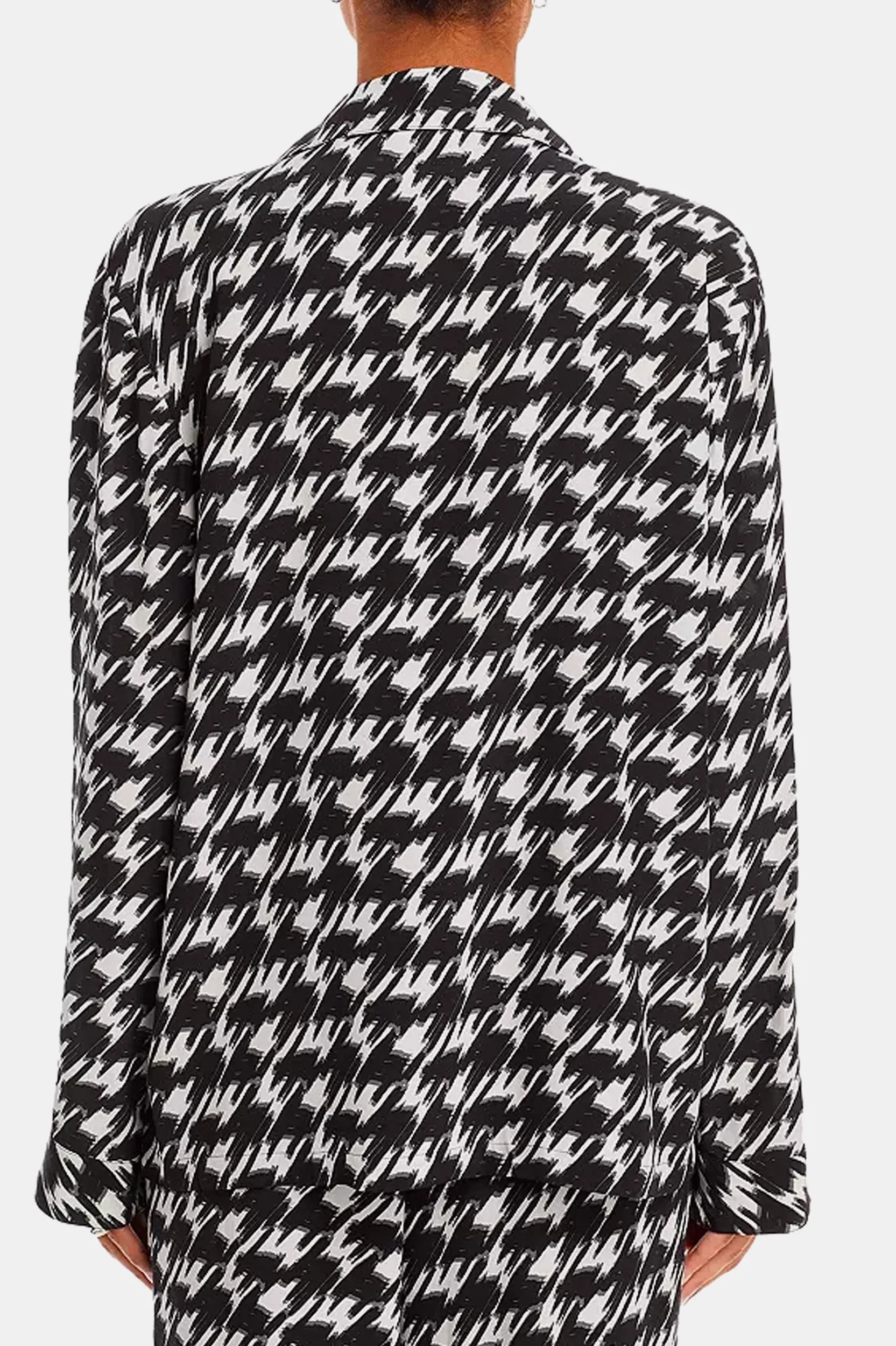 Aiden Shirt in Houndstooth Print