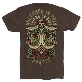 Anchored in Pain, Driven by Gain T-shirt