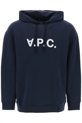 A.p.c. milo hoodie with flocked logo print