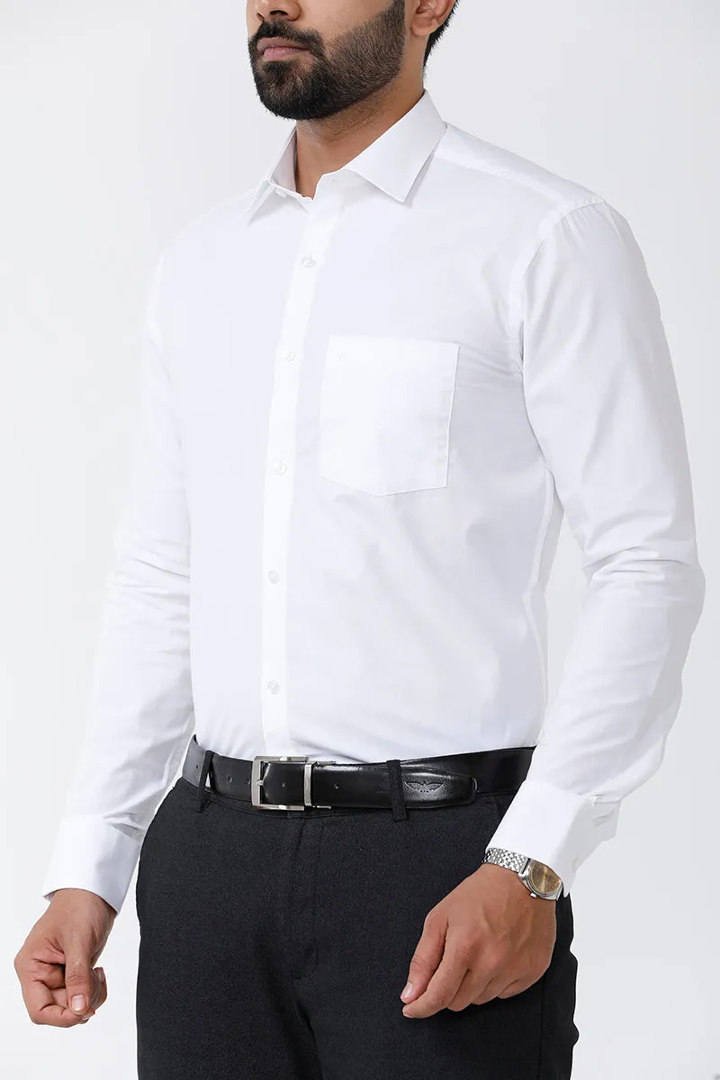 AQUA Stain Free White Shirts