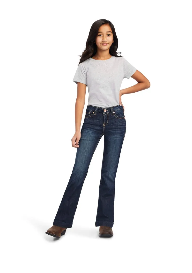 Ariat Girl’s R.E.A.L. Trouser Maggie Wide Leg Jean