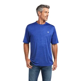 'Ariat' Men's Charger  Basic Short Sleeve Tee - Venus Blue