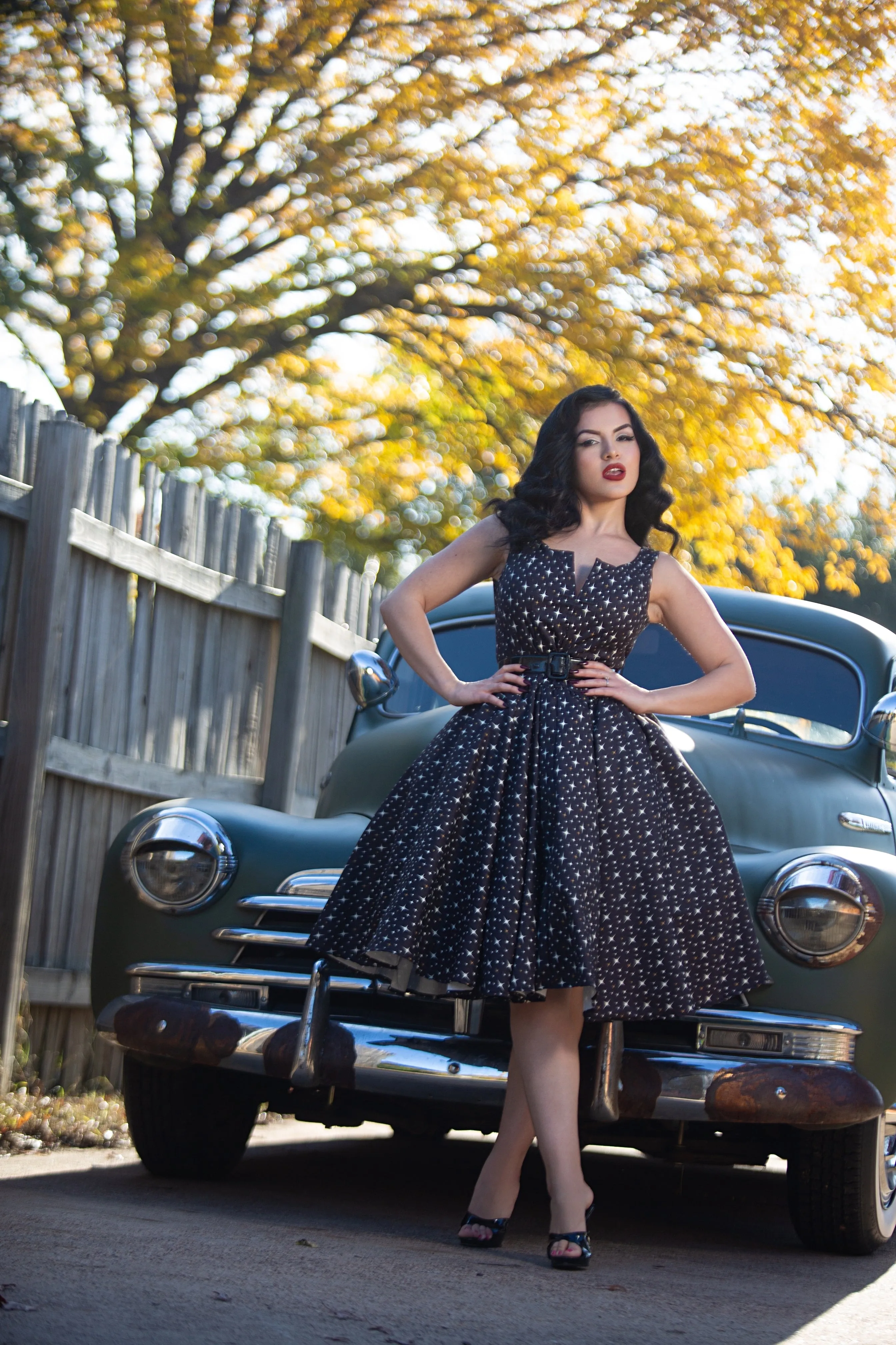 Atomic nights swing dress