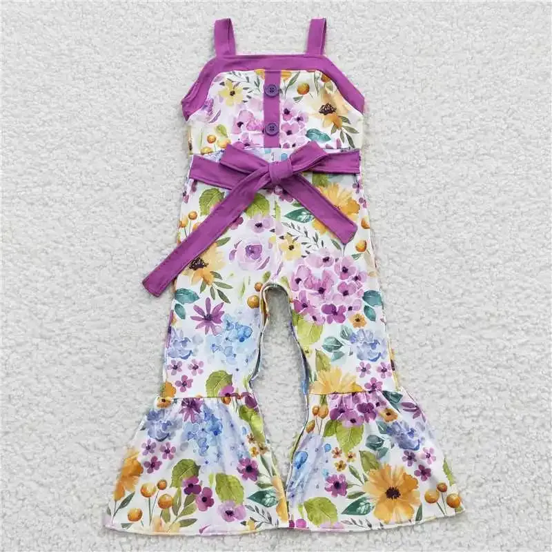 Baby Girl Western Animal Floral Navajo Overalls Jumpsuits