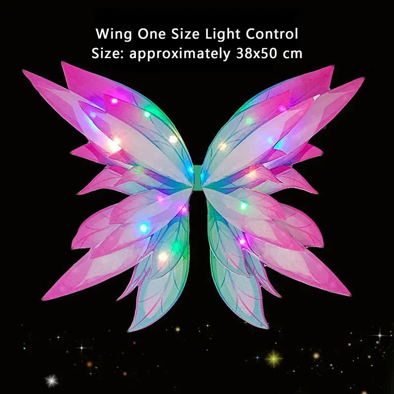 Baby Girls Luminous LED Butterfly Skirt Costume Set