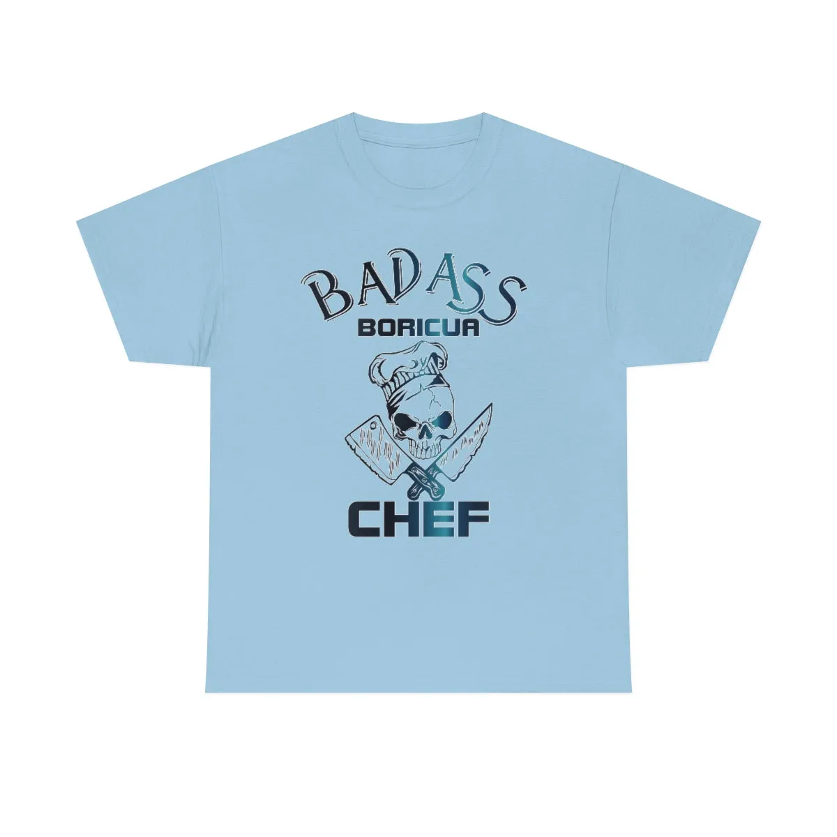 Badass Boricua Chef Unisex Heavy Cotton Tee