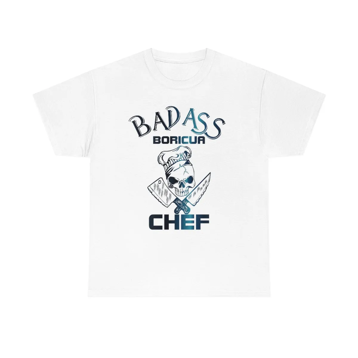 Badass Boricua Chef Unisex Heavy Cotton Tee