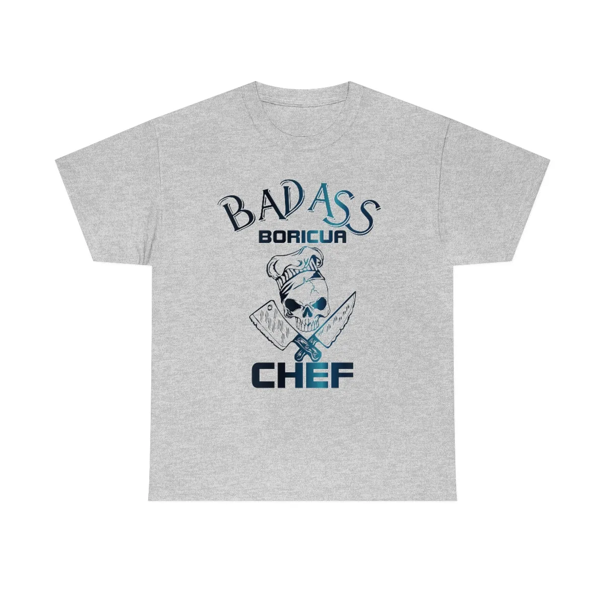 Badass Boricua Chef Unisex Heavy Cotton Tee