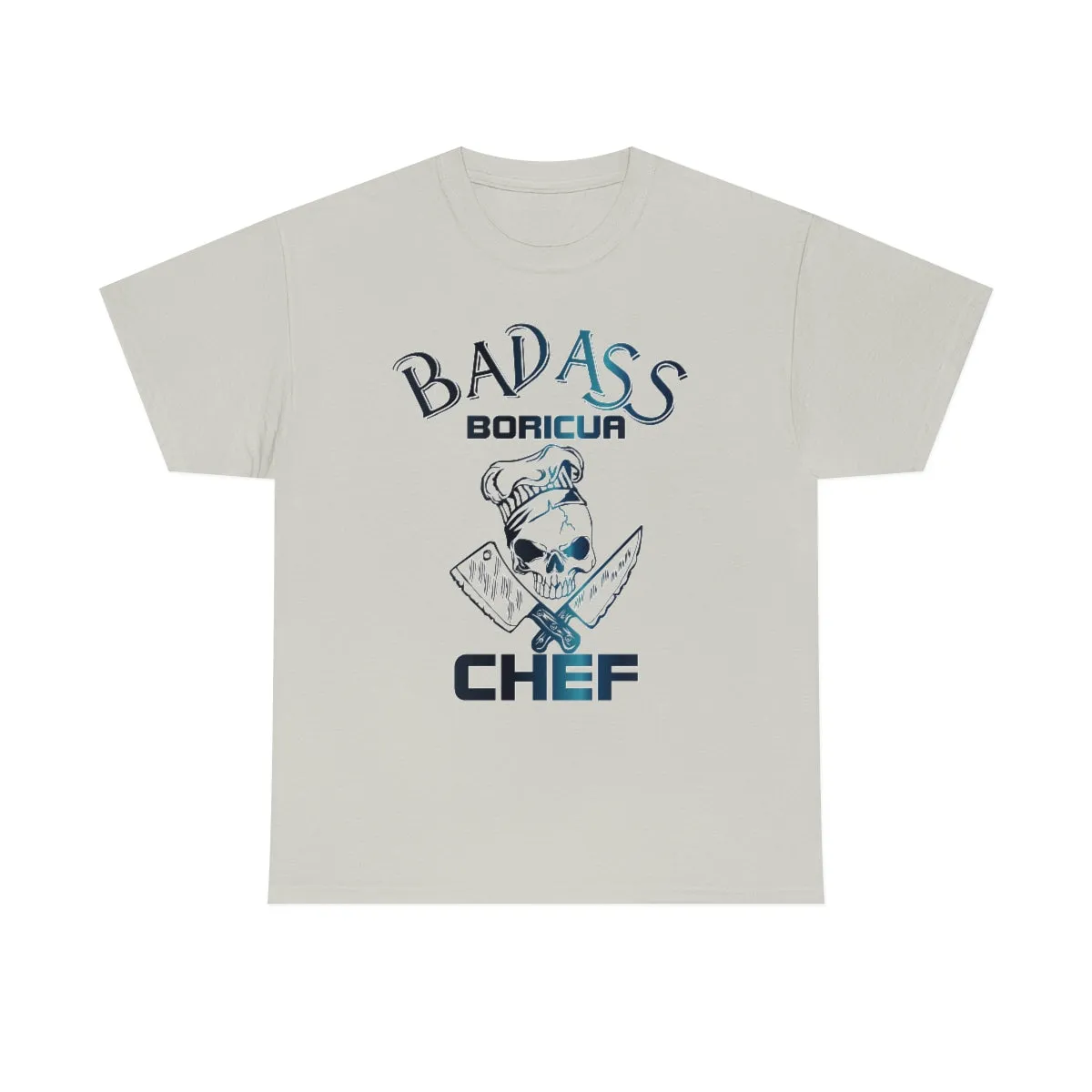 Badass Boricua Chef Unisex Heavy Cotton Tee