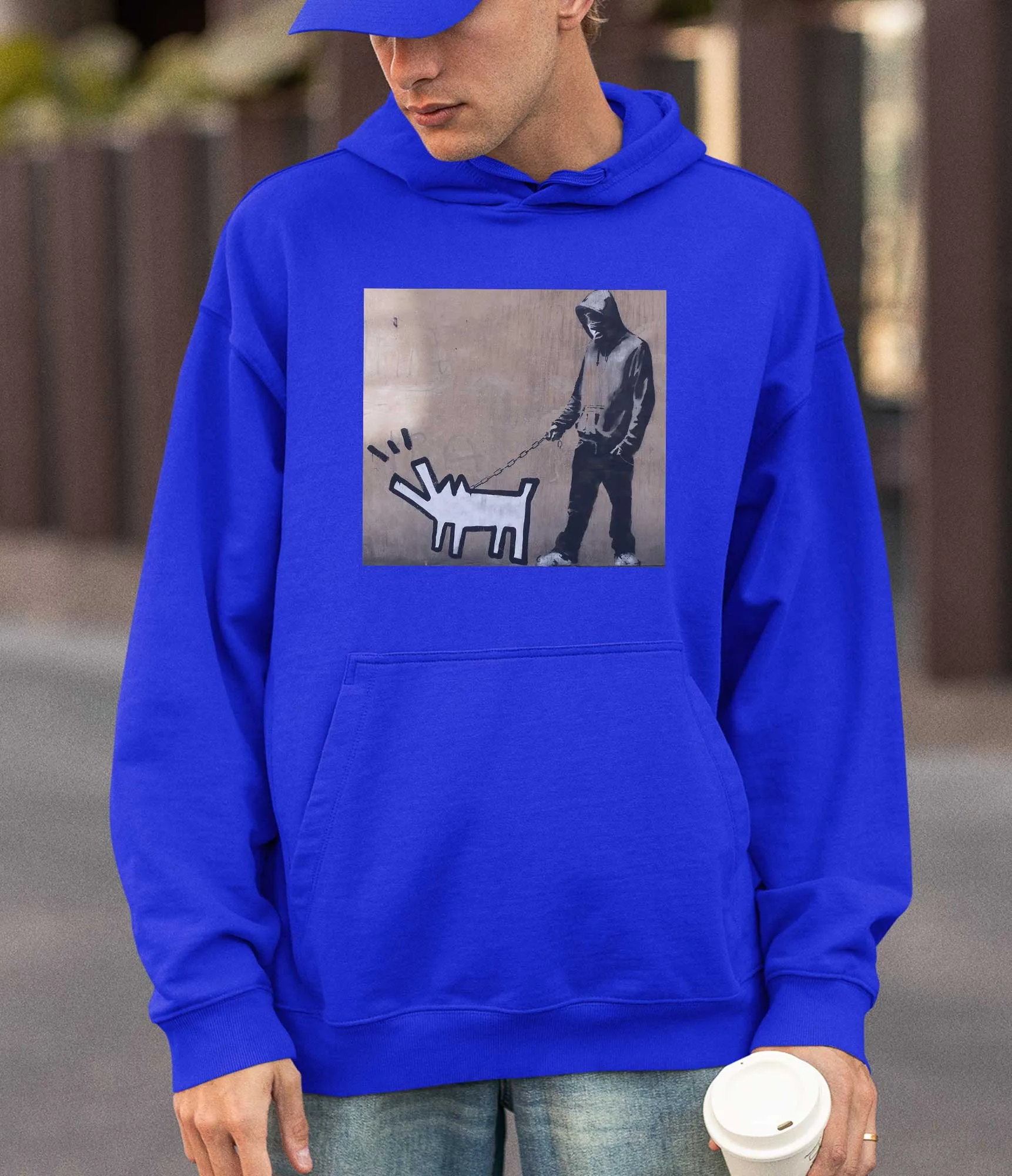 Banksy Hoodie - Dog Walker