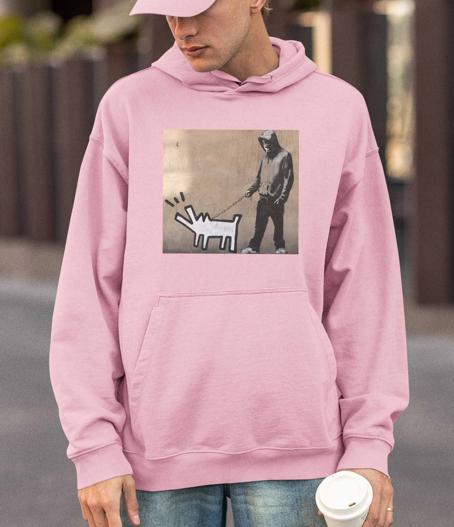 Banksy Hoodie - Dog Walker