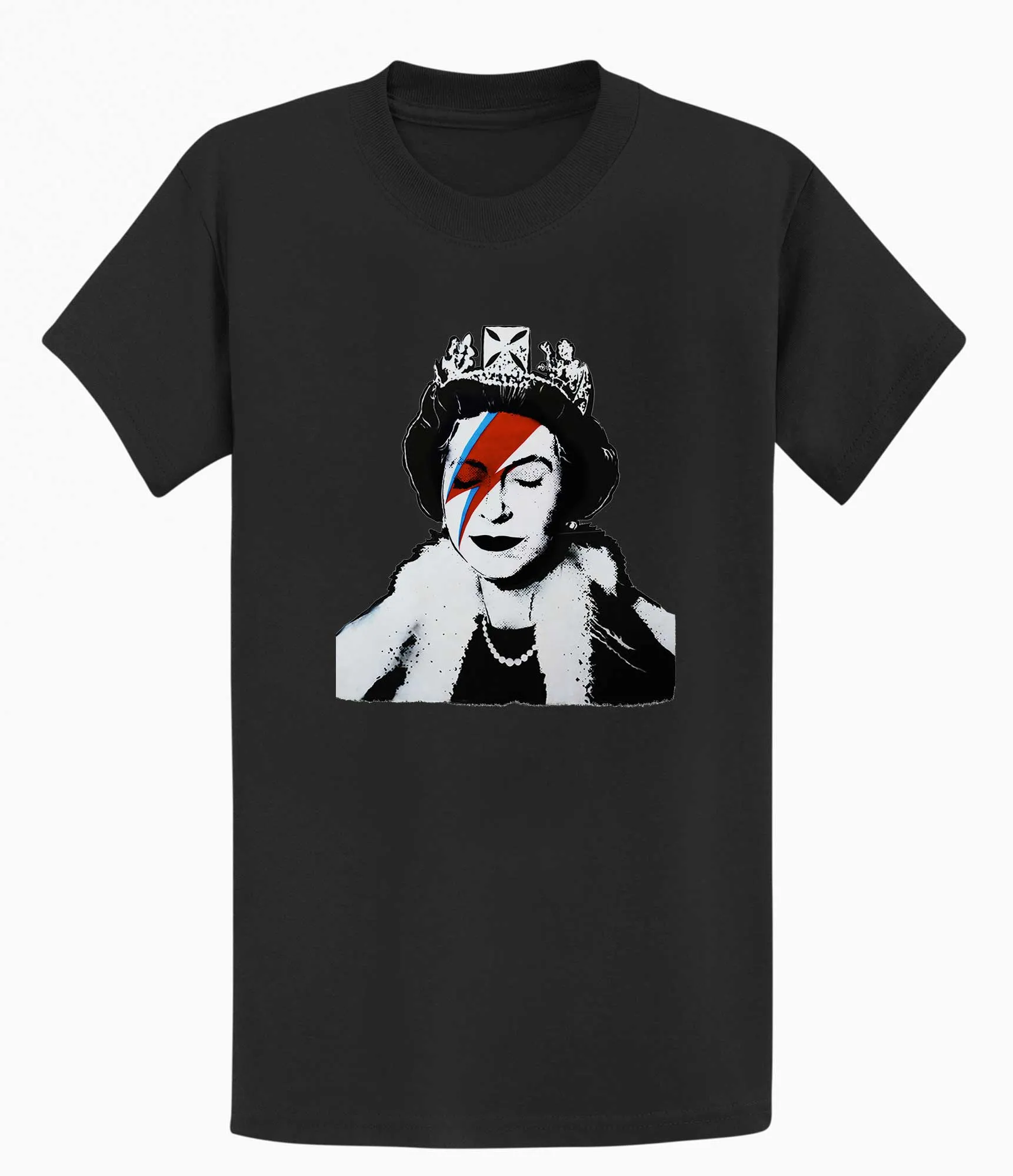 Banksy Unisex T-Shirt - Queen Elizabeth