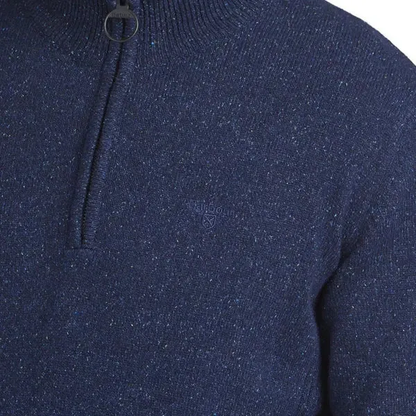 Barbour Tisbury Half Zip Knit Navy