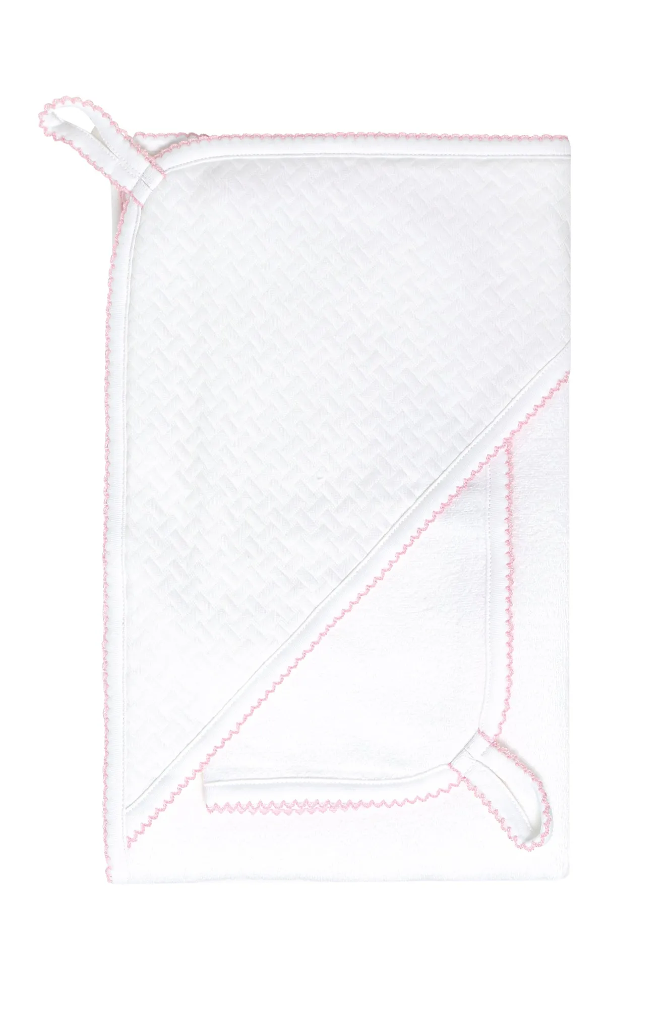 Basket Weave Hooded Baby Towel