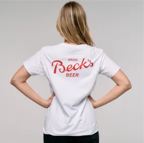 Beck's T-Shirt "Drink Beck's Bier" - Weiß