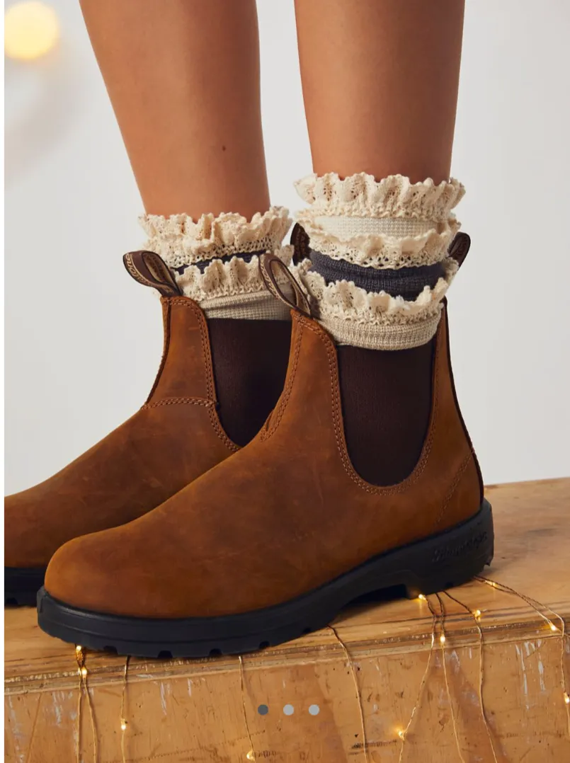 Beloved Free People Waffle Knit Ankle Socks