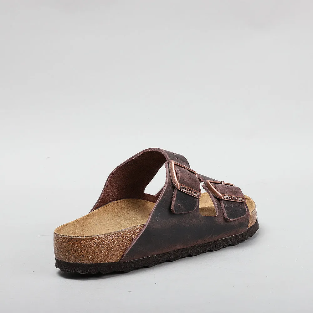 BIRKENSTOCK ARIZONA 52531 OILED HABANA LEATHER