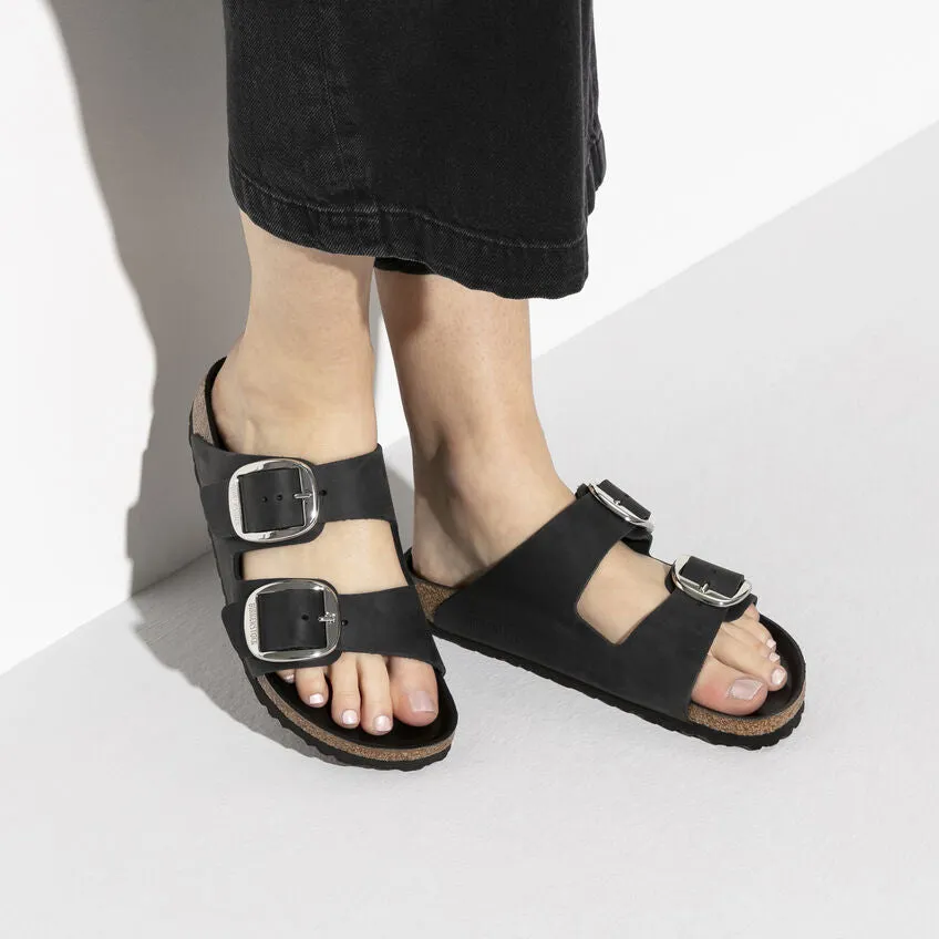 BIRKENSTOCK ARIZONA BIG BUCKLE 1011074 BLACK OILED