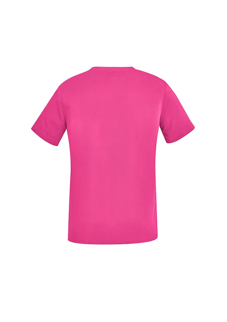 Biz Care Unisex Pink V-Neck Scrub Top (CST250US)