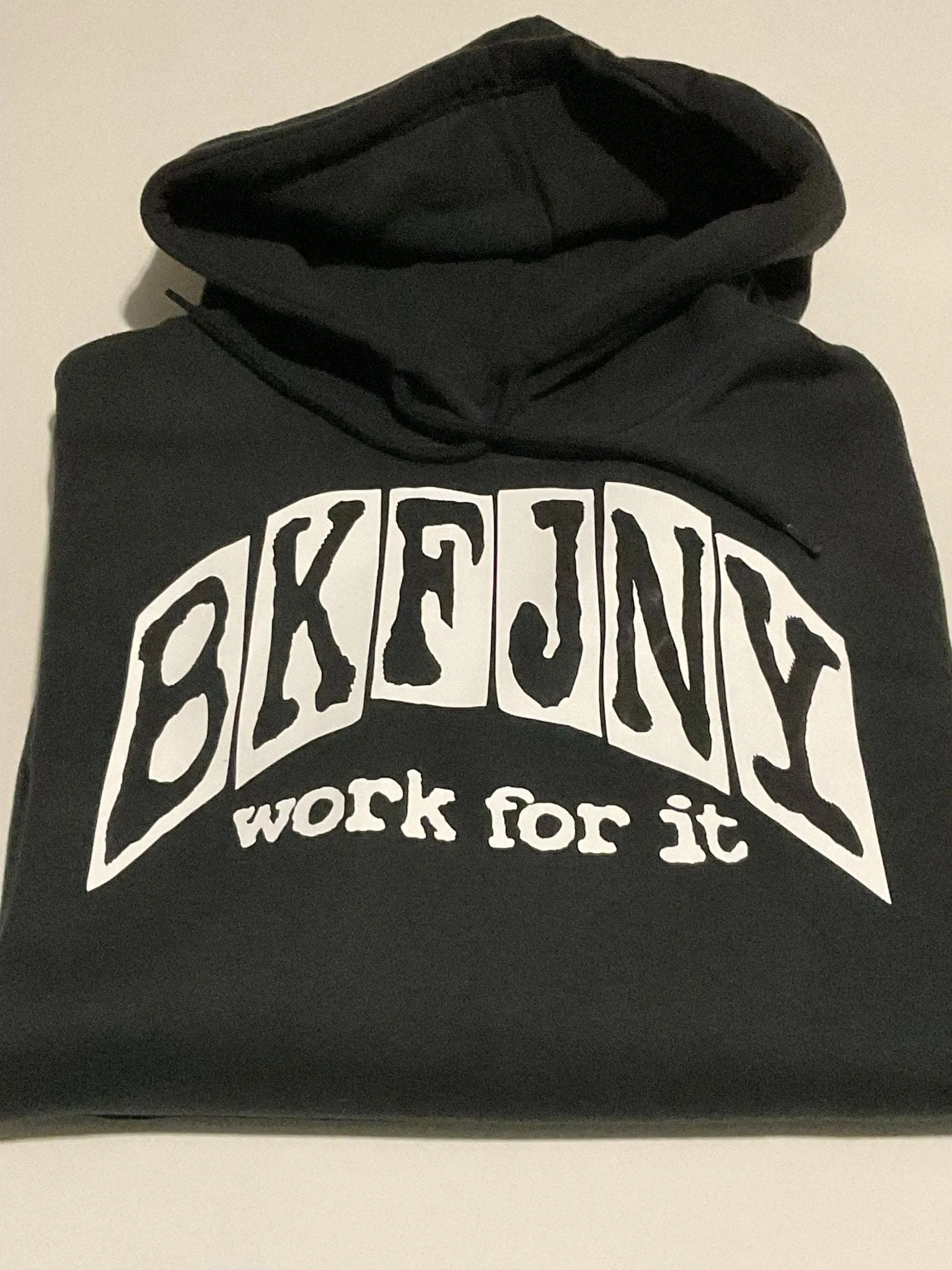 BKFJNY WORK FOR IT HOODIE (Unisex)