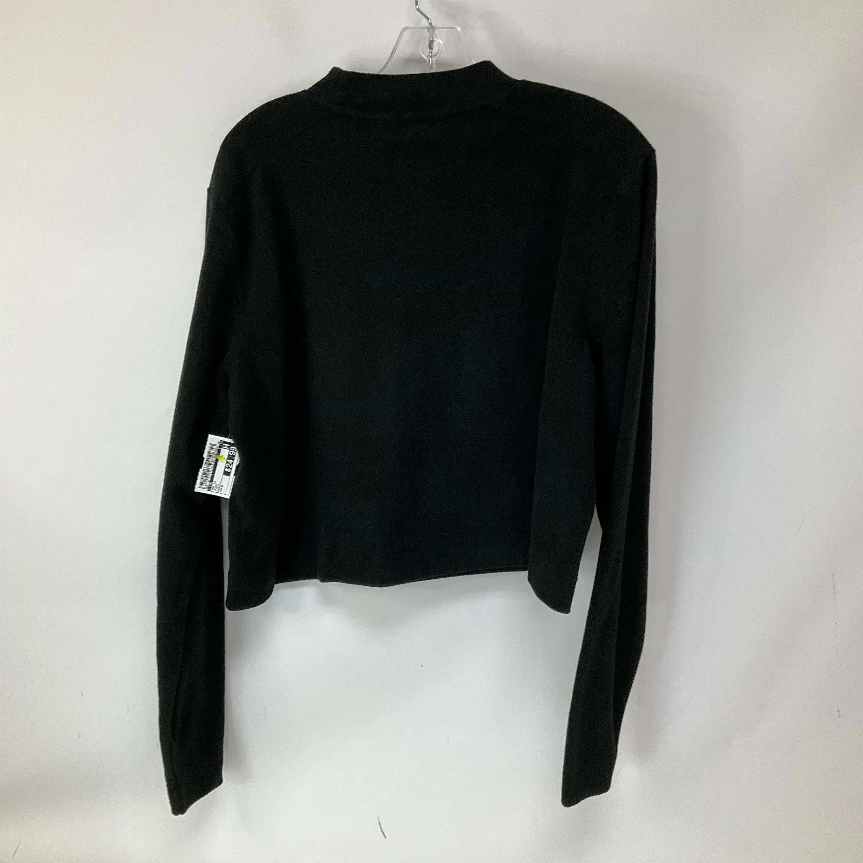 Black Top Long Sleeve Cma, Size M