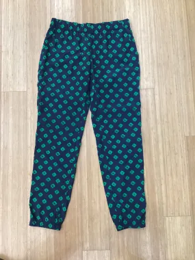 Blue & Green Pants Designer Michael By Michael Kors, Size 4