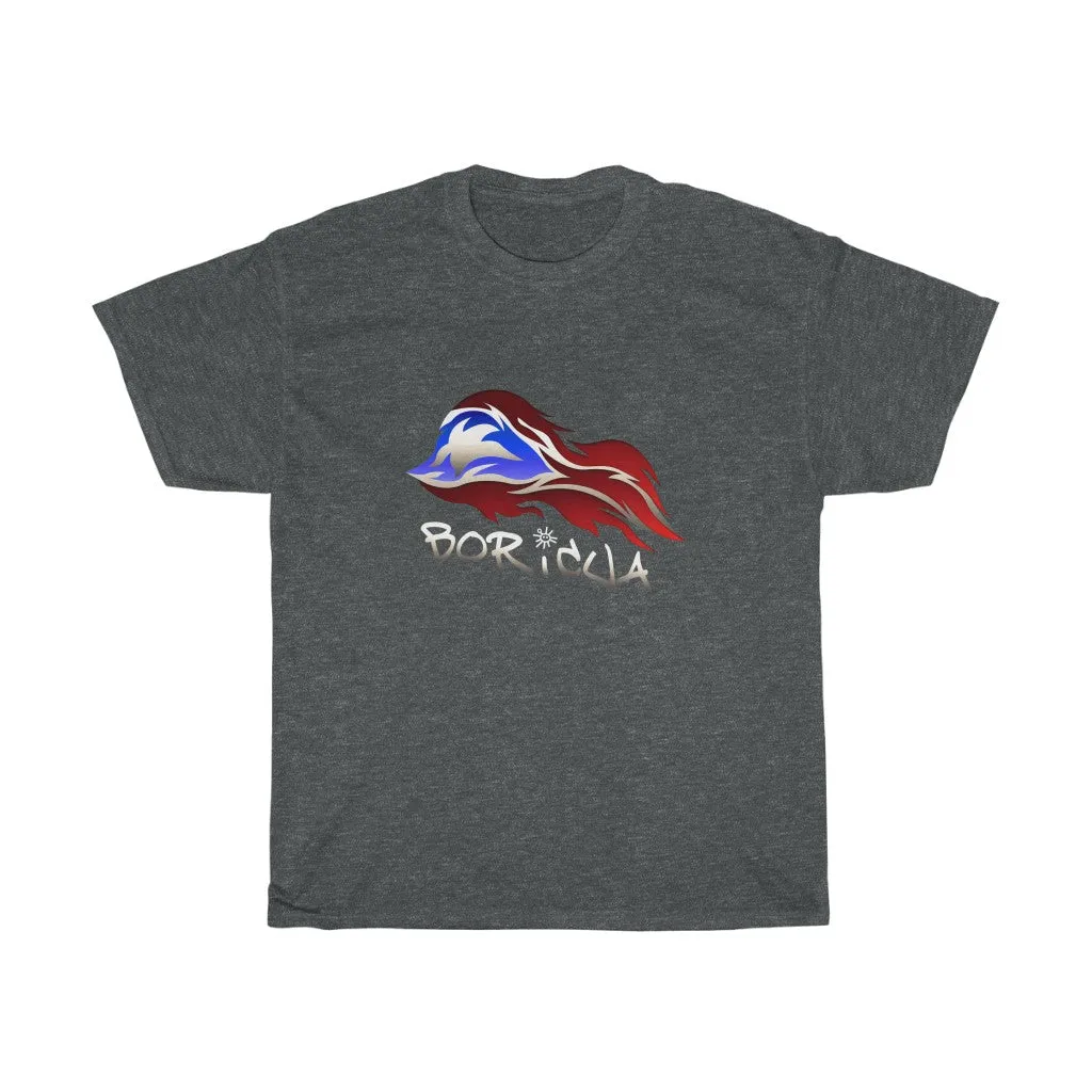 Boricua Flame Unisex Heavy Cotton Tee