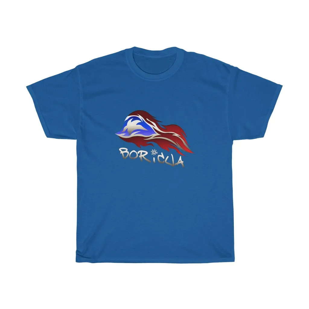 Boricua Flame Unisex Heavy Cotton Tee