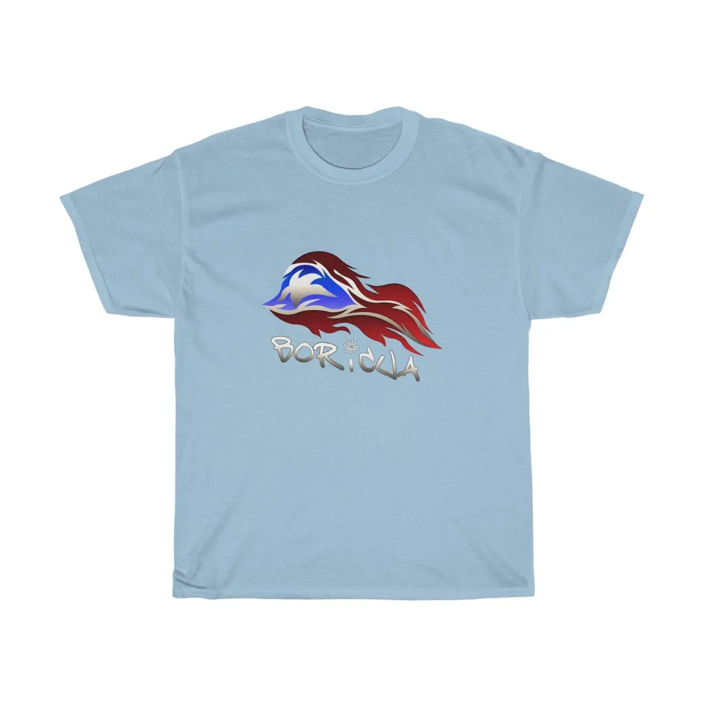 Boricua Flame Unisex Heavy Cotton Tee