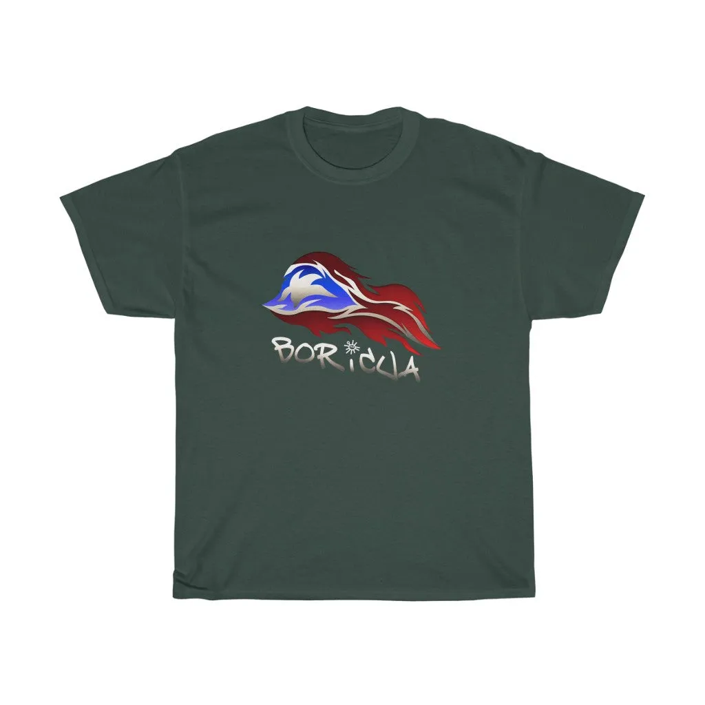 Boricua Flame Unisex Heavy Cotton Tee