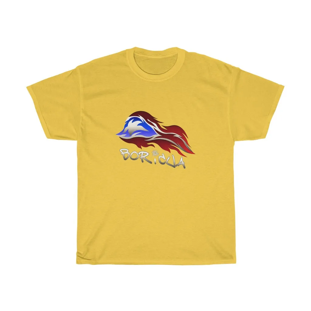 Boricua Flame Unisex Heavy Cotton Tee